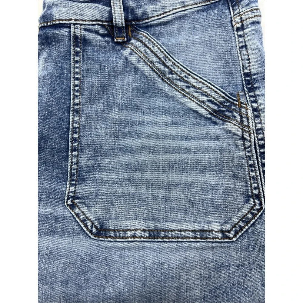 J. Jill Denim Women's‎ High-Rise Straight Leg Ankle Classic Blue Denim Size 20